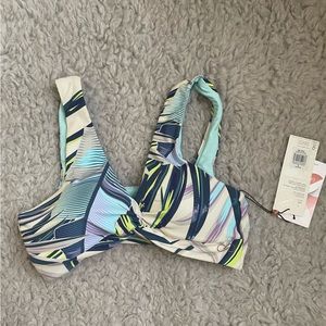 Calia x Carrie underwood bikini top paradise palms - twist front